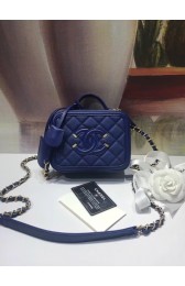 Chanel mini Vanity Case Original A93342 blue HV01286EC68