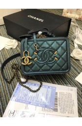 Chanel mini Vanity Case Original A93342 green HV01050pB23