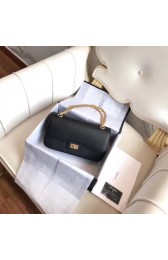 Chanel Original 2.55 Handbag Calfskin & Gold-Tone Metal A37586 black HV02975CI68