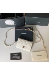 Chanel Original Grained Calfskin Pocket 81081 white HV01134nS91