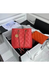 Chanel Original Lather Shopping bag AS1844 red HV04945Cw85