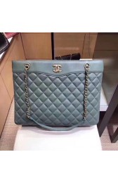 Chanel Original Sheepskin Leather Shoulder Bag 2236 Sky blue HV04144nU55