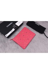 Chanel pouch Lambskin & Gold-Tone Metal A81619 Pink HV07589lu18
