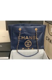 Chanel shopping bag A67001 Royal Blue HV05572pk20