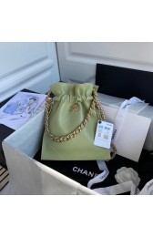 Chanel shopping bag AS2169 green HV01078Zf62