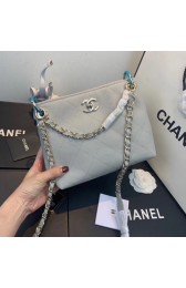 Chanel Small Calfskin hobo bag AS1461 grey HV11357fc78