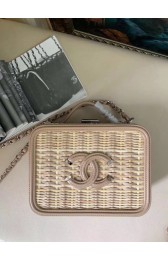 Chanel Vanity Case Original Weave A93343 Light brown HV11964aj95