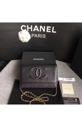 Chanel WOC Mini Shoulder Bag Original Caviar leather B33814 black gold chain HV04704Sy67
