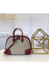 Cheap Fake Gucci GG Canvas Top Handle Bags 384688 red HV07384BC48