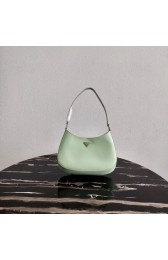 Copy Prada Saffiano leather shoulder bag 2BC499 green HV07831Kn92