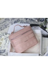 DIOR Oblique Jacquard cosmetic bag S5488 pink HV10086uk46