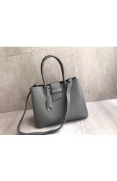 Fake Best Prada Leather handbag 1BG148 grey HV09086Nk59