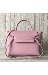 Fake Celine Belt Bag Origina Leather Tote Bag A98311 pink HV09673yQ90