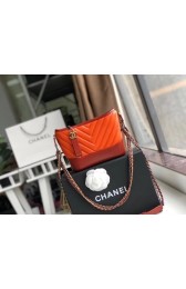 Fake Chanel gabrielle small hobo bag A91810 orange HV11861Qv16