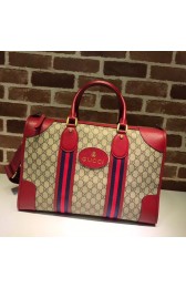 Fake Gucci Courrier soft GG Supreme duffle bag 459311 red HV02663Sq37