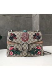 Fake Gucci Dionysus medium shoulder bag 403348 Khaki HV02848Lh27