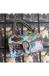 Fake Gucci GG Supreme canvas Dionysus small shoulder bag 400249 bee HV08473eZ32