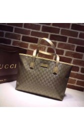 Fake Gucci GG Supreme Canvas Tote Bags 211137 champagne gold HV01645uQ71