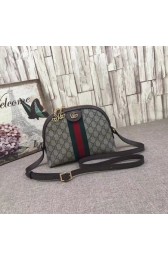 Fake Gucci Ophidia GG Small Shoulder Bag 499621 Brown HV10396qZ31