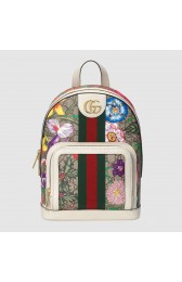 Fake Gucci Ophidia series GG flower small backpack 547965 white HV07669ny77