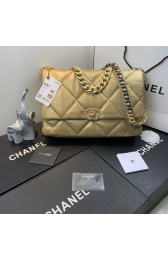 Fashion Chanel 19 flap bag AS1161 gold HV07369OM51