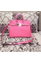 Fashion Hermes Birkin H25 litchi grain pink HV00434OM51