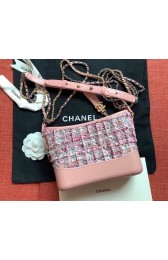 First-class Quality Chanel gabrielle small hobo bag A91810 pink HV06463xO55