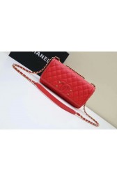 First-class Quality Chanel Original Cannage Pattern Shoulder Bag 66870 Red HV04367Sf41