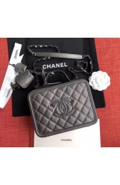 First-class Quality Chanel Original Leather Cosmetic Bag A93343 Black HV06428fm32