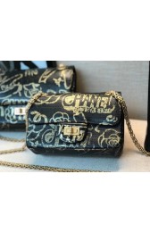 First-class Quality Chanel Original Leather Shoulder Bag Black AS1115 Gold HV00223fm32