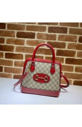 Gucci 1955 Horsebit small top handle bag 621220 red HV02480uT54