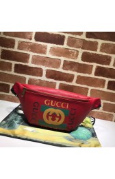 Gucci Calfskin Leather Pocket A493869 Red HV08526np57