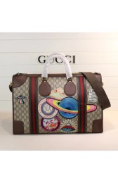 Gucci Courrier soft GG Supreme duffle bag 459291 brown HV09992qB82