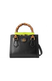 Gucci Diana mini tote bag 655661 black HV03799yx89