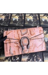 Gucci Dionysus small snakeskin shoulder bag 400249 pink HV07938Oq54