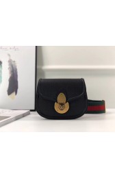 Gucci GG Calfskin Leather Messenger Bags 495663 black HV04021Dq89