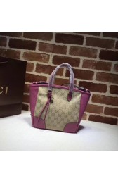 Gucci GG Canvas Top Handle Bag 353121 rose HV07095Qu69