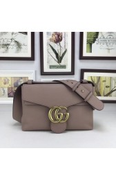 Gucci GG Marmont Leather Shoulder Bag 401173 pink HV02272lq41