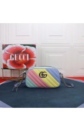 Gucci GG Marmont Matelasse Shoulder Bag 447632 Multicolored HV08675Va47