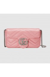 Gucci GG Marmont super mini bag 476433 Pastel pink HV11160NP24