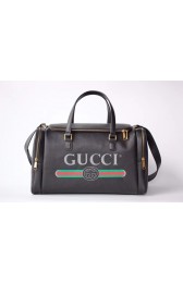GUCCI GG Soho Leather Supreme Travelling bag 547837 black HV07182Ty85