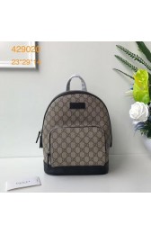 Gucci GG Supreme backpack 427042 Black HV06286jf20
