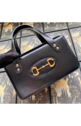 Gucci Horsebit 1955 small top handle bag 627323 black HV07741bT70