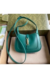 Gucci Jackie 1961 mini hobo bag 637091 green HV09962Gm74