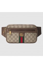 Gucci Ophidia GG belt bag 574796 brown HV09611wv88