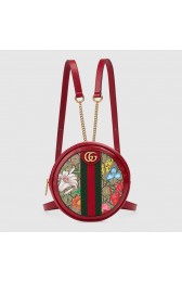 Gucci Ophidia series GG flower Mini Backpack 598661 red HV11461EC68