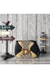 Gucci Osiride small GG shoulder bag 500781 black&gold HV02216rh54