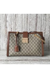 Gucci Padlock medium GG shoulder bag 479197 Brown HV08104dV68