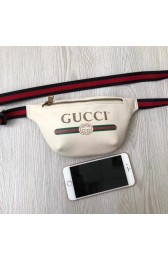 Gucci Print small belt bag 527792 white HV08442vX95