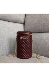 Gucci Quilted leather belt bag 572298 Burgundy HV05963LG44
